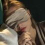 Dark Blue Colour Mulberry Silk Eye Mask, thumbnail 4 of 4