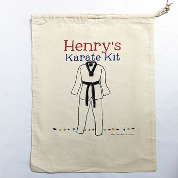 Personalised Karate Kit Bag, 3 of 4