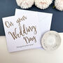 Personalised Married Wedding Ring Dish, thumbnail 2 of 7