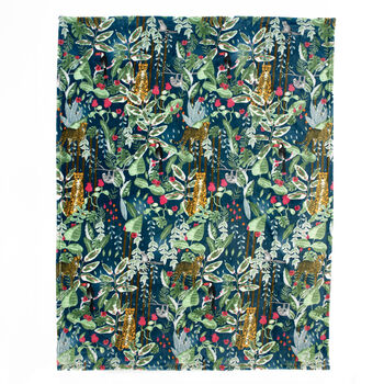 Super Soft Touch Jungle Printed Throw 140x180cm, 3 of 3