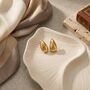 Teardrop Earrings Gold, thumbnail 4 of 10