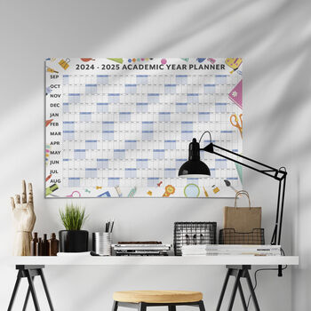 A1 Academic Wall Calendar 2024 2025, 3 of 12