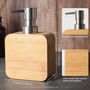 Bamboo Soap Liquid Dispenser Bottle With Pump, thumbnail 6 of 6