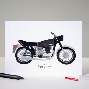 Motorbike Card For Him, 2 of 7