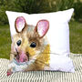 Inky Mouse Outdoor Cushion For Garden Furniture, thumbnail 5 of 8