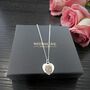 Personalised Photo Engraved Heart Necklace, thumbnail 10 of 12