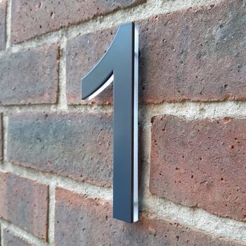 3D Anthracite Grey House Numbers, 3 of 11