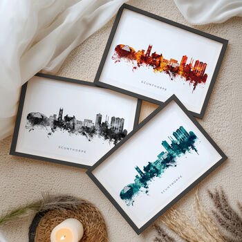 Scunthorpe Skyline Cityscape Art Print, 9 of 12