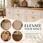 Floral Ceramic Cabinet Knob Yellow And White Round Shaped, thumbnail 3 of 8