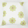 Avocado And Bagel Linen Flower Cushion, Kitchen Decor, thumbnail 3 of 3