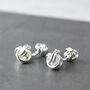 Sterling Silver Knot Cufflinks, thumbnail 1 of 8