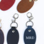 Handmade Personalised Leather Keyring – Custom Initials Gift Boxed, thumbnail 6 of 7