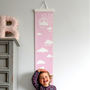 Personalised Dream Big Cloud Canvas Height Chart, thumbnail 4 of 8