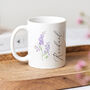 Personalised Birth Month Flower Mug, thumbnail 2 of 5