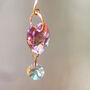 Hanging Crystal Heart Ornament, thumbnail 2 of 6