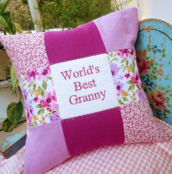Special Grandma Cushion   Pink And Purple, 2 of 10
