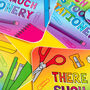 Rainbow There Is No Such Thing As Too Much Stationery Vinyl Sticker, thumbnail 5 of 5