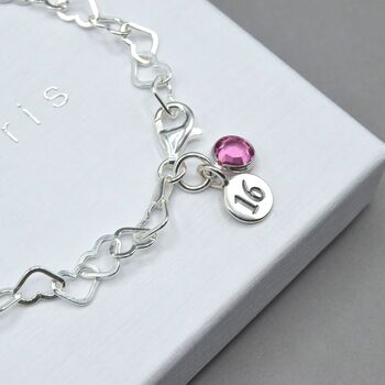 Sterling Silver 16th Bracelet, 4 of 6