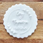 Personalised Wedding Icing Debosser Wedding Cupcakes Biscuits, thumbnail 4 of 6