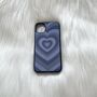 Blue, Grey, Green, Lilac Hearts Phone Case, thumbnail 4 of 6