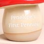 Personalised Message Ceramic Toadstool Money Box, thumbnail 4 of 6