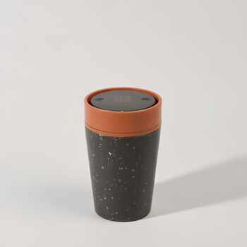 Circular Leakproof And Lockable Reusable Cup 8oz Orange, 4 of 8