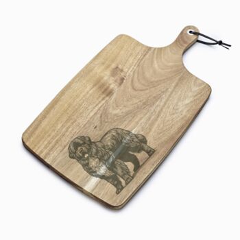 Personalised Newfoundland Engraved Acacia Serving Board, 9 of 10
