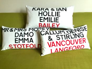 The Personalised Tourist Cushion, 10 of 12