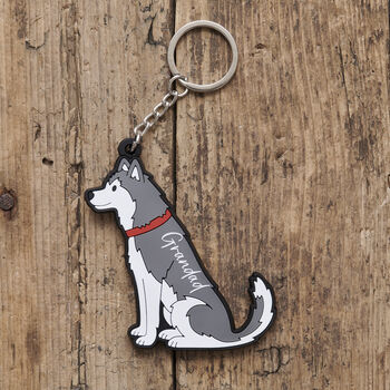 Personalised Father's Day Keyring From The Dog, 3 of 12