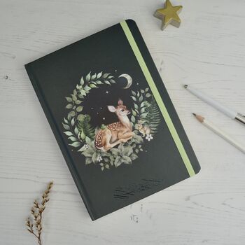 Personalised Fawn Notebook Gratitude Diary Planner, 3 of 5