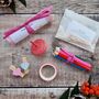 A Set Of Six Luxury Bright Pink Christmas Crackers, thumbnail 3 of 6