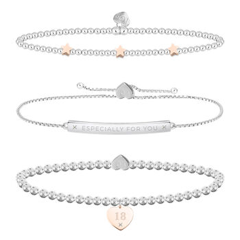 Occasions Gift Box 18th Birthday Bracelet Gift Set, 2 of 3