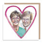 Ken And Deirdre Greetings Card, thumbnail 2 of 2