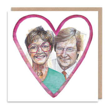 Ken And Deirdre Greetings Card, 2 of 2
