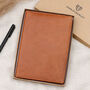 Luxury Leather Personalised Message Journal, thumbnail 1 of 7