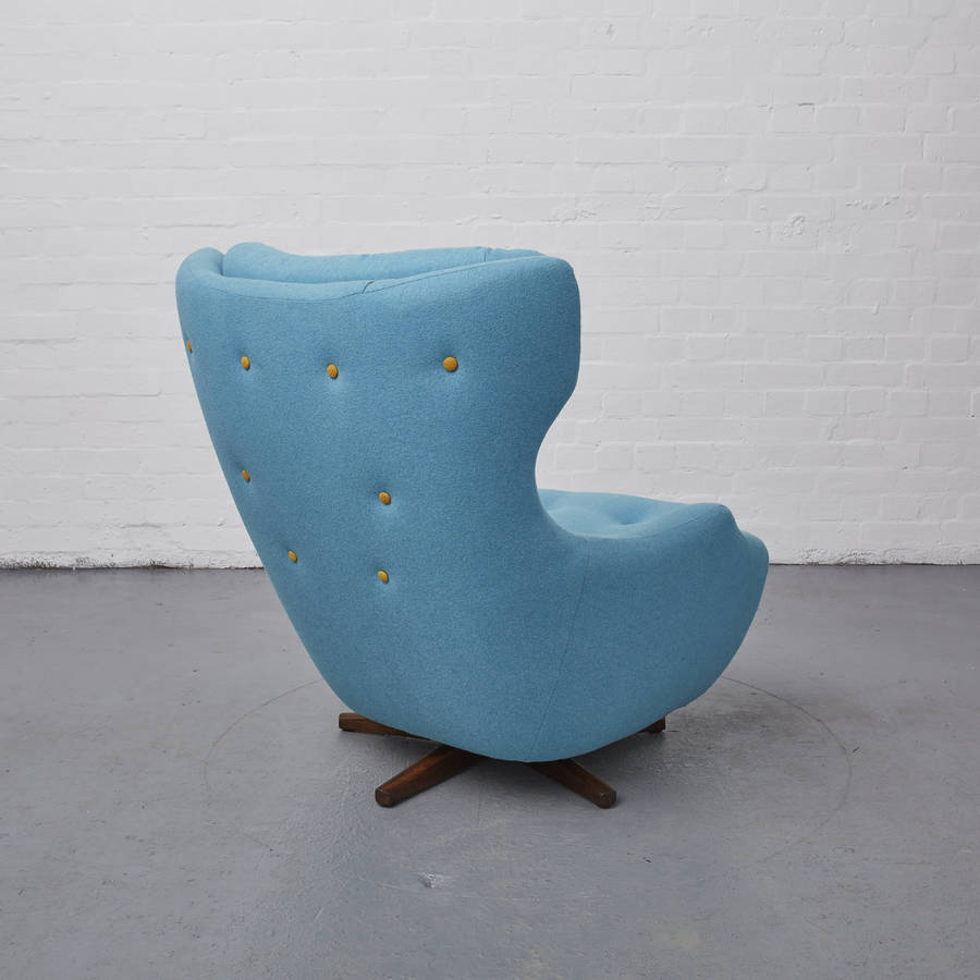 vintage parker knoll statesman chair by reloved upholstery