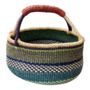 Round Bolga Market Basket Medium, thumbnail 1 of 5