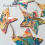 Personalised Marbled Star Christmas Tree Decoration, thumbnail 4 of 10
