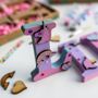 Personalised Paint Your Own Unicorn Wooden Name, thumbnail 4 of 7