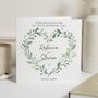 Personalised Eucalyptus Wedding Day Card For Couple, thumbnail 1 of 7
