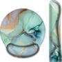 Green Marble Keyboard And Mouse Wrist Rest Pad Set, thumbnail 2 of 6
