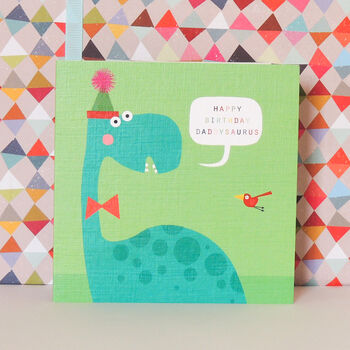 Happy Birthday Brontosaurus Card, 4 of 5