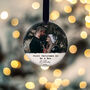 First Christmas Married Custom Mr And Mrs Photo Bauble, thumbnail 6 of 12