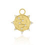 Trust The Universe Coin Earring Charm, thumbnail 1 of 3
