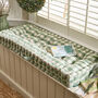 Green Gingham Bench Cushion, thumbnail 1 of 5