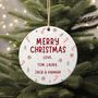 Custom Name Christmas Ornament – Personalised Bauble, thumbnail 1 of 3