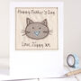 Personalised Cat Birthday Card For Him, thumbnail 12 of 12