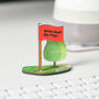 Personalised 'Best Dad By Par' Golf Desk Ornament, thumbnail 3 of 3