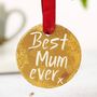 'Best Mum Ever' Chocolate Mother's Day Medal, thumbnail 1 of 10