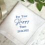 Happy Tears Wedding Handkerchief, thumbnail 2 of 6